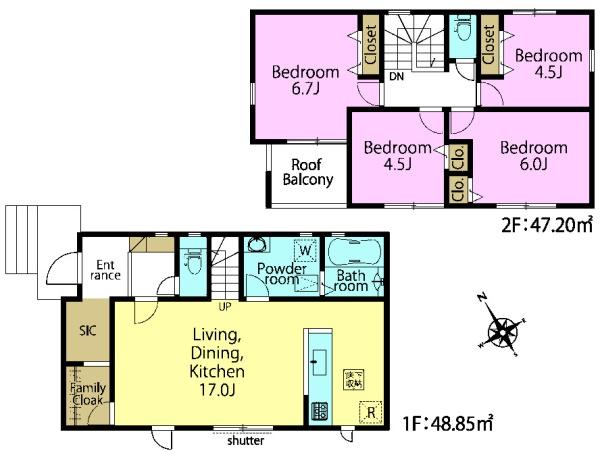 我孫子市南青山　1号棟　新築戸建