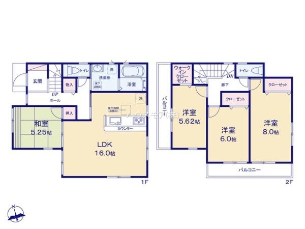 松戸市東平賀　2号棟　新築戸建て