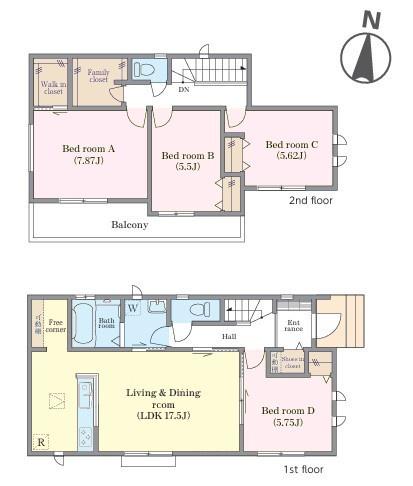 松戸市馬橋　B号棟　新築戸建て