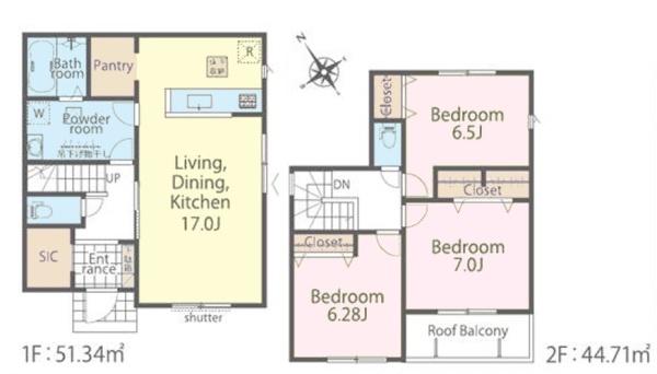 柏市酒井根2丁目　6号棟　新築戸建