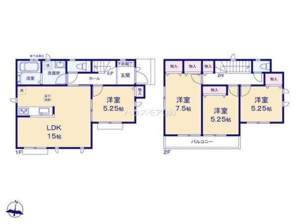 松戸市八ケ崎6丁目　2号棟　新築戸建て