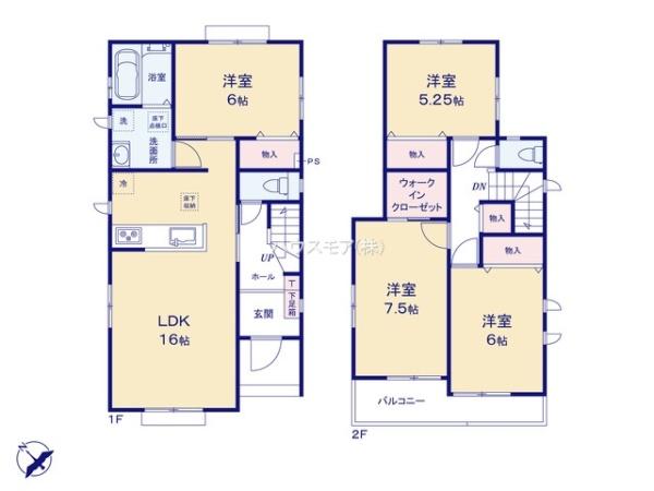 土浦市右籾　C号棟　新築戸建て