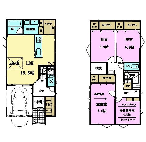我孫子市若松　A号棟