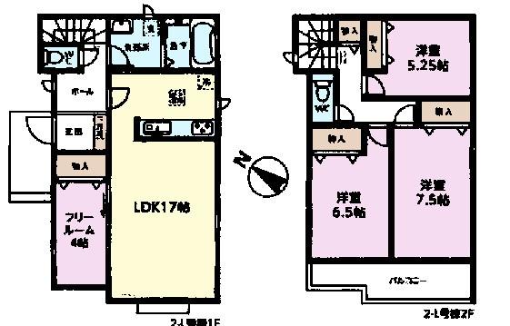 野田市山崎2-L号棟　新築戸建