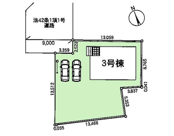 土浦市荒川沖西１丁目　3号棟　新築戸建