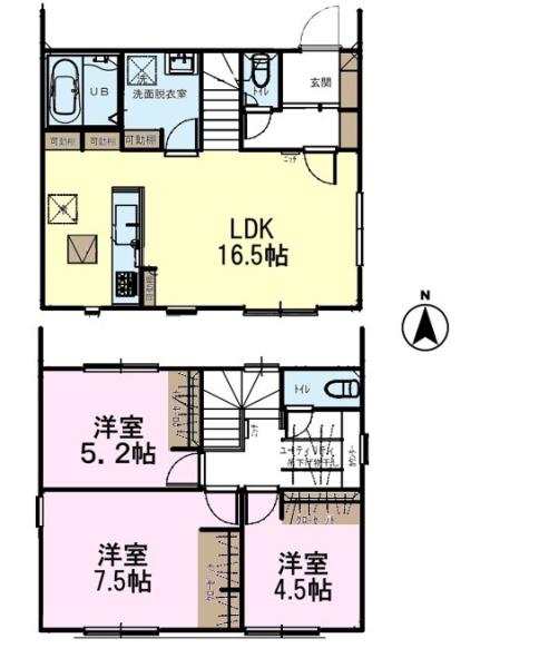 取手市井野　2号棟　新築戸建て