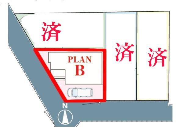 松戸市東平賀　B号棟　新築戸建て