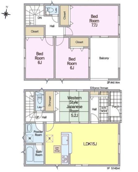 野田市尾崎　2号棟　新築戸建
