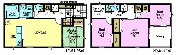 土浦市並木3丁目　3号棟　新築戸建