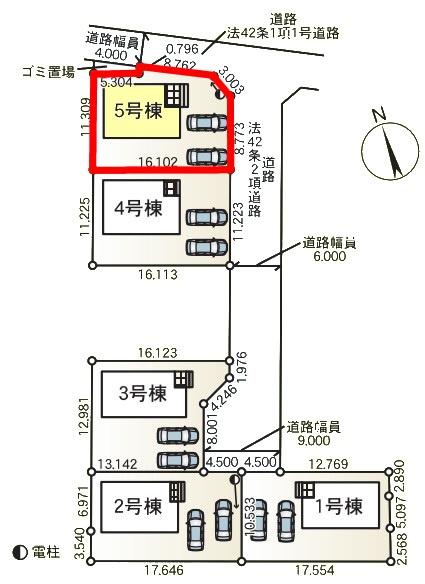 土浦市並木3丁目　5号棟　新築戸建