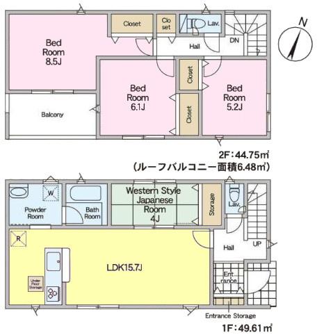 我孫子市中峠　6号棟　新築戸建