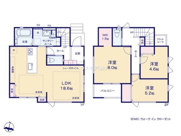 流山市西初石2丁目　2号棟　新築戸建て