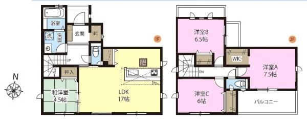 野田市清水　新築戸建て