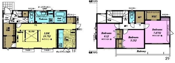 土浦市小岩田東2丁目　1号棟　新築戸建