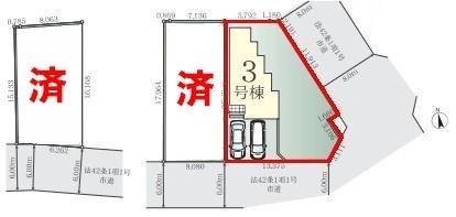 柏市東中新宿4丁目　3号棟　新築戸建