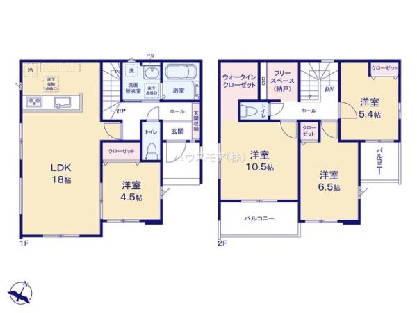 野田市花井新田　1号棟　新築戸建て