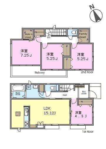 松戸市松戸新田　C号棟　新築戸建