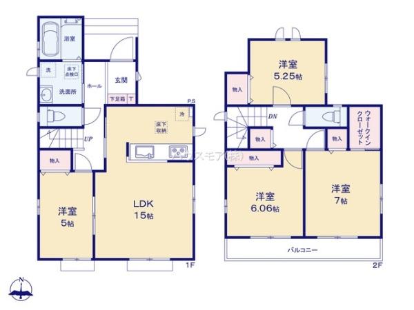我孫子市青山台2丁目　A号棟　新築戸建