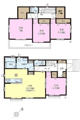 野田市桜台　A号棟　新築戸建て