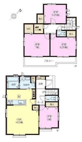 野田市桜台　C号棟　新築戸建て