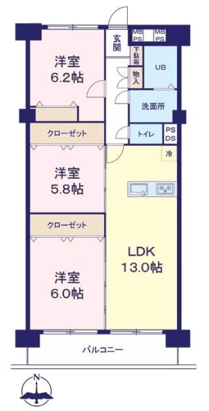 新松戸西パークハウスB棟