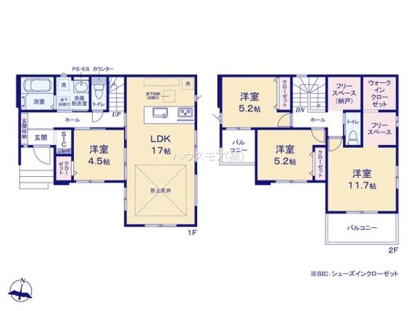 土浦市木田余　1号棟　新築戸建