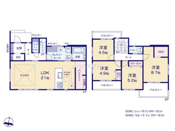 土浦市木田余　2号棟　新築戸建