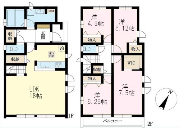 松戸市常盤平5丁目　C号棟　新築戸建て