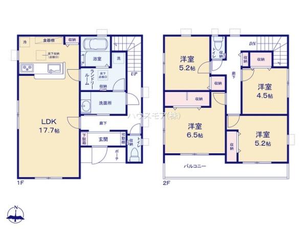 野田市山崎　2号棟　新築戸建て