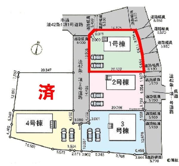 つくば市若森　1号棟　新築戸建て