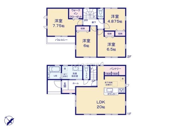 松戸市千駄堀　2号棟　新築戸建て