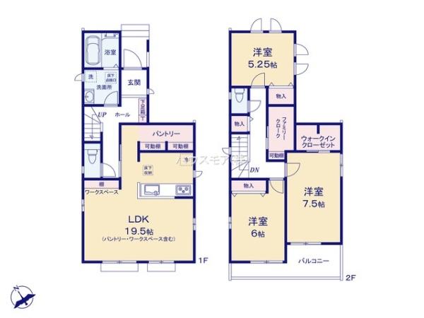 松戸市栗ケ沢　A号棟　新築戸建て