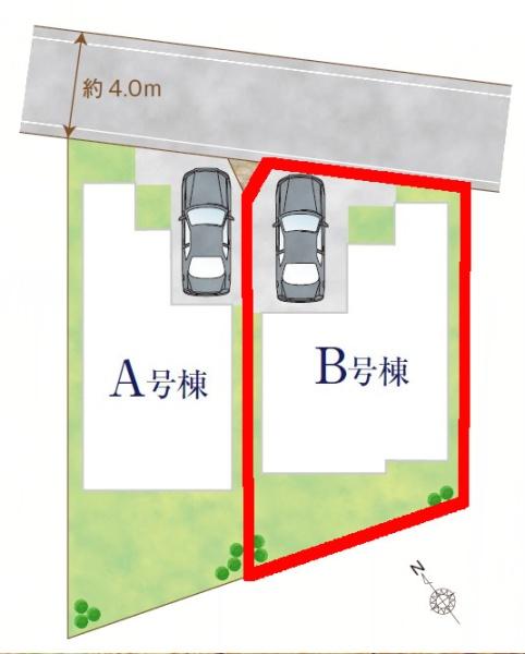 松戸市栗ケ沢　B号棟　新築戸建て