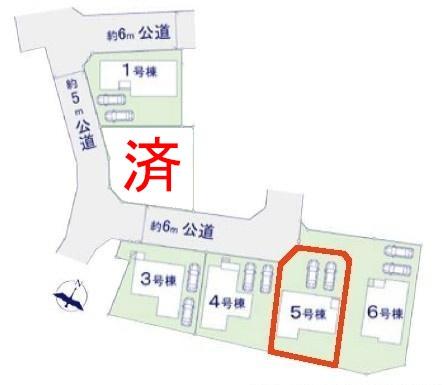 土浦市上高津　5号棟　新築戸建て
