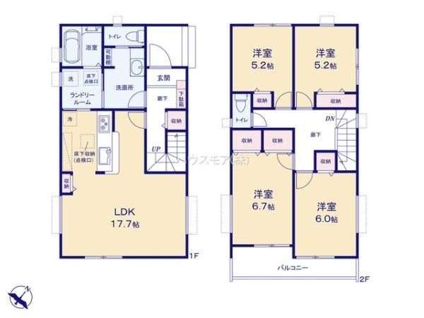 我孫子市布佐　2号棟　新築戸建