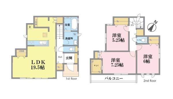 松戸市三矢小台3丁目　A号棟　新築戸建て