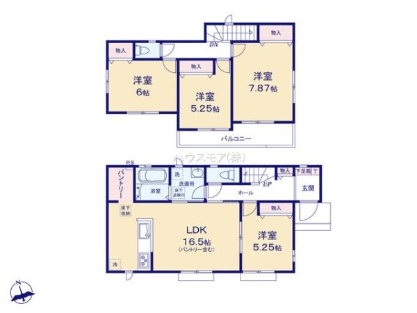 土浦市下高津3丁目　A号棟　新築戸建
