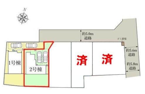 取手市野々井　2号棟　新築戸建