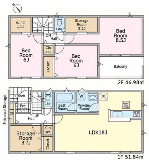 土浦市神立町　1号棟　新築戸建て