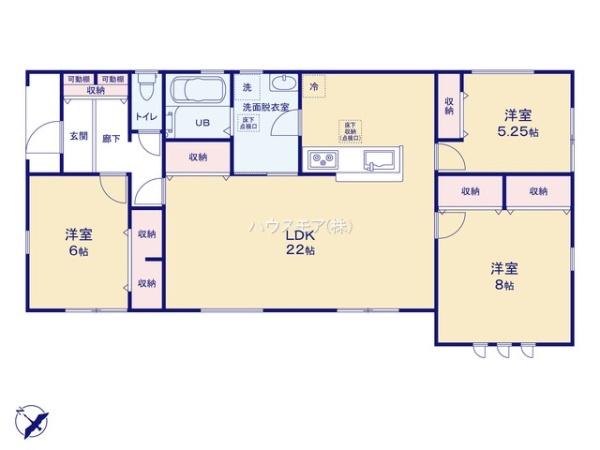 土浦市木田余東台5丁目　2号棟　新築戸建
