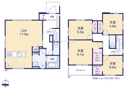柏市高田　2号棟　新築戸建