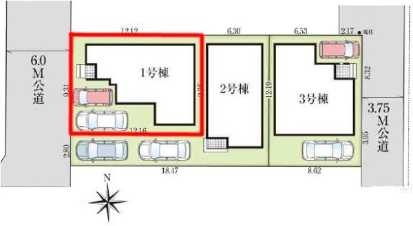 松戸市松飛台　1号棟　新築戸建