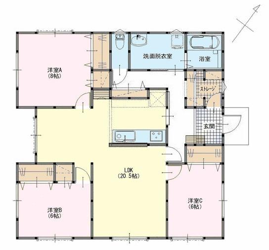 つくばみらい市谷井田　2号棟　新築戸建て