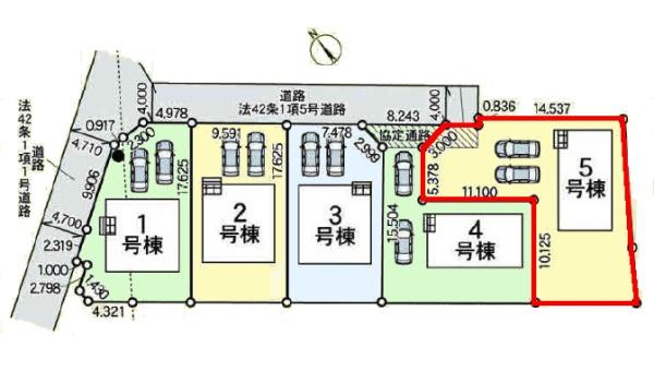 土浦市中村南2丁目　5号棟　新築戸建