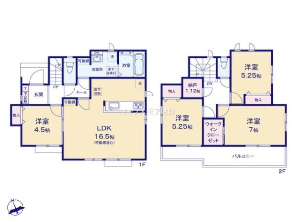柏市五條谷　A号棟　新築戸建