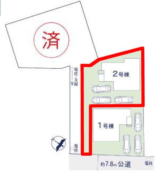 土浦市文京町　2号棟　新築戸建