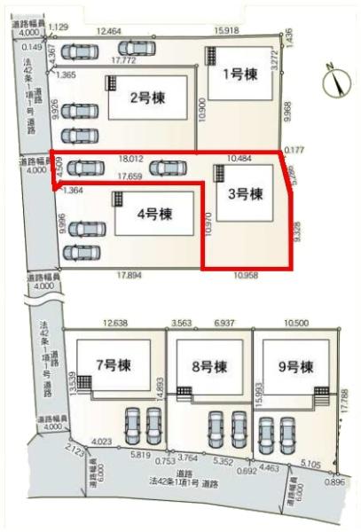 土浦市木田余西台　3号棟　新築戸建