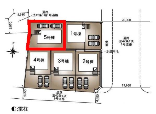 龍ケ崎市白羽3丁目　5号棟　新築戸建て
