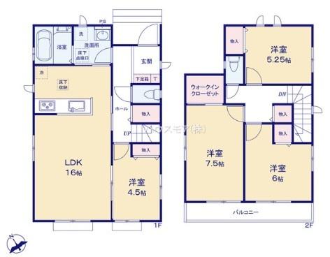 守谷市薬師台2丁目　B号棟　新築戸建