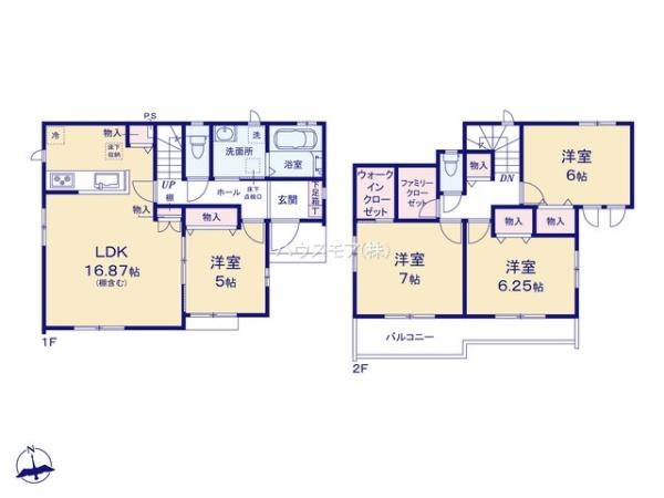 松戸市西馬橋2丁目　B号棟　新築戸建